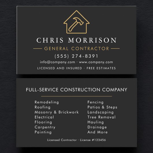 Professional General Contractor  名刺