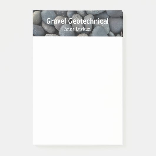 Professional Geologic Consulting Gravel ポストイット (正面)