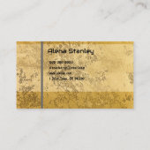 Professional Gold Classy 名刺 (裏面)