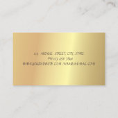 Professional Gold Confetti Glitter Broom 名刺 (裏面)