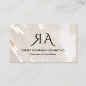 Professional Gold Foil QR Code & Social Media 名刺 (正面)