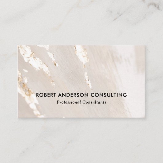 Professional Gold Foil QR Code & Social Media 名刺 (正面)