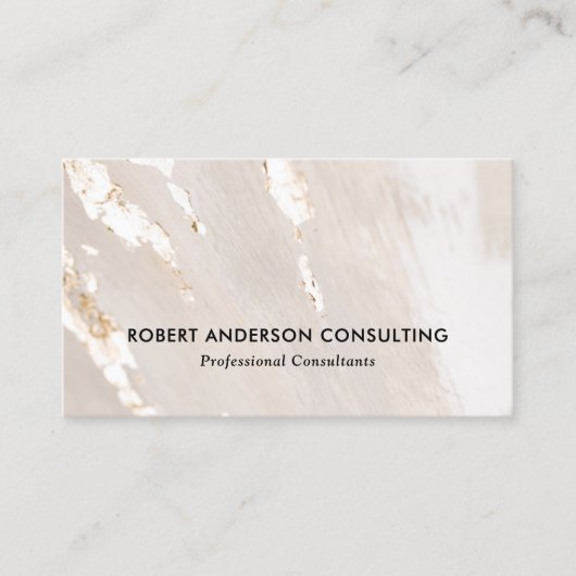 Professional Gold Foil QR Code & Social Media 名刺 (正面)