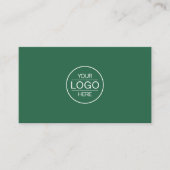 Professional Green Add your Logo 名刺 (正面)