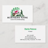 Professional Green Lawn Maintenance Services 名刺 (正面/裏面)
