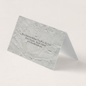 Professional Grey Wall Texture Minimalist Plain 名刺 (裏面)