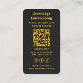 Professional Groundskeeping Lawn Care Landscaping 名刺 (裏面)