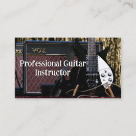 Professional Guitar Instructor 名刺