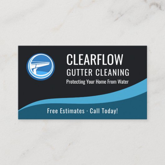 Professional Gutter Cleaning Service Company 名刺 (正面)