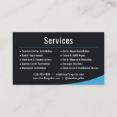 Professional Gutter Installation Company 名刺 (裏面)