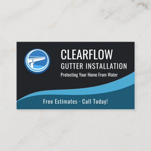 Professional Gutter Installation Company 名刺 (正面)