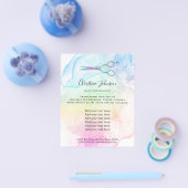 professional hairdresser alcohol ink design チラシ (シングル)