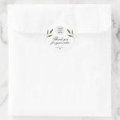 Professional Handmade with love Thank you  ラウンドシール (バッグ)