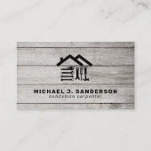 Professional handyman carpenter tools wood 名刺 (正面)