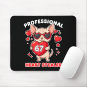 Professional Heart Stealer Valentines 67 Meme 6 7 マウスパッド (マウス)