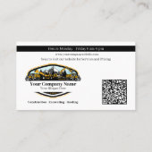 Professional Heavy Equipment Construction Company 名刺 (裏面)