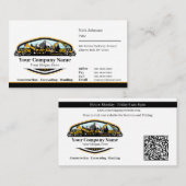 Professional Heavy Equipment Construction Company 名刺 (正面/裏面)