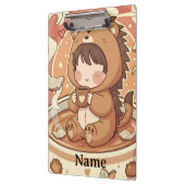 Professional Hedgehog Chibi Office Clipboard クリップボード (左)