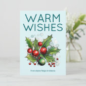 Professional Holiday Card with Company Logo シーズンカード (スタンド正面)