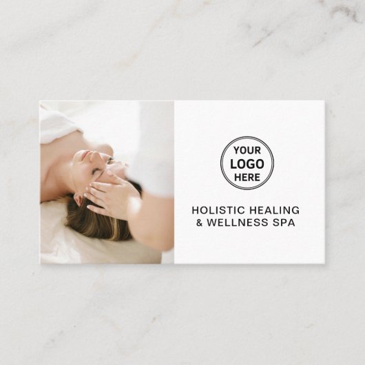 Professional Holistic Health Therapist White 名刺 (正面)