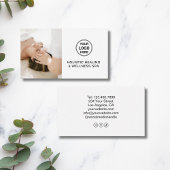 Professional Holistic Health Therapist White 名刺