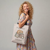 Professional Homebody Ginger Cat Books Funny Tote  トートバッグ