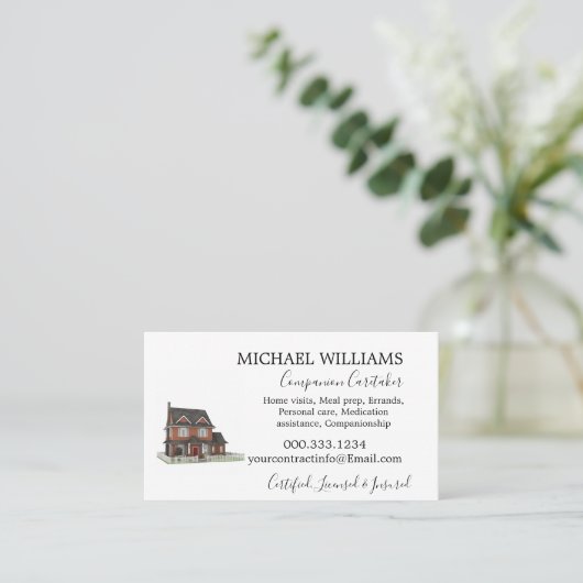 Professional House Caregiver  予約カード (スタンド正面)