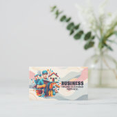 Professional House Cleaning Service Housekeeping 名刺 (スタンド正面)