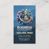 Professional House Cleaning Service Housekeeping 名刺 (正面)