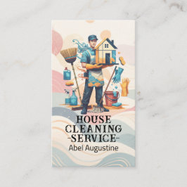 Professional House Cleaning Service Housekeeping 名刺