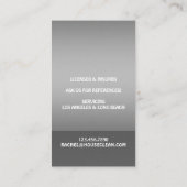 Professional House Cleaning Service Housekeeping 名刺 (裏面)