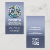 Professional House Cleaning Service Housekeeping 名刺 (正面/裏面)