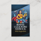 Professional House Cleaning Service Housekeeping 名刺 (正面)