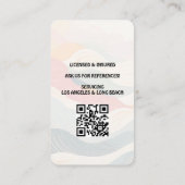 Professional House Cleaning Service Housekeeping 名刺 (裏面)