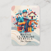 Professional House Cleaning Service Housekeeping 名刺 (正面)
