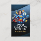 Professional House Cleaning Service Housekeeping 名刺 (正面)