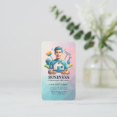 Professional House Cleaning Service Housekeeping 名刺 (スタンド正面)