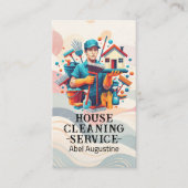 Professional House Cleaning Service Housekeeping 名刺 (正面)
