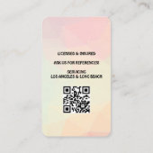 Professional House Cleaning Service Housekeeping 名刺 (裏面)