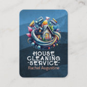 Professional House Cleaning Service Housekeeping 名刺 (正面)