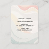 Professional House Cleaning Service Housekeeping 名刺 (裏面)