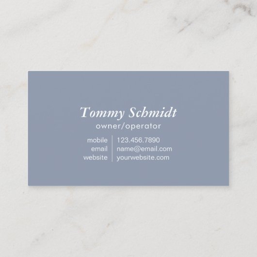 Professional House Cleaning Service Housekeeping 名刺 (裏面)