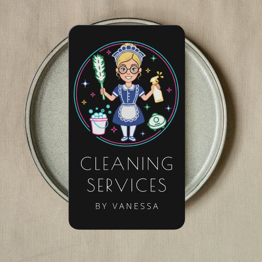 Professional House Cleaning Services Housekeeping 名刺