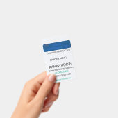 Professional Identification Workplace Badge | Corp バッジ (手持ち)