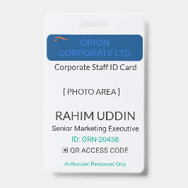 Professional Identification Workplace Badge | Corp バッジ