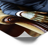 Professional Iguana in a Business Suit ポスター (角)