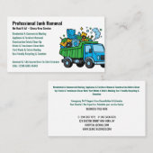 Professional Junk Removal & Hauling Services 名刺 (正面/裏面)