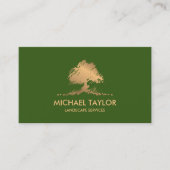 professional landscape tree service and lawn care  名刺 (正面)