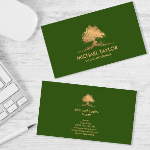 professional landscape tree service and lawn care 名刺