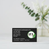 Professional Landscaper Business Cards 名刺 (スタンド正面)